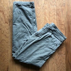 PrAna Flannel Lined Pants